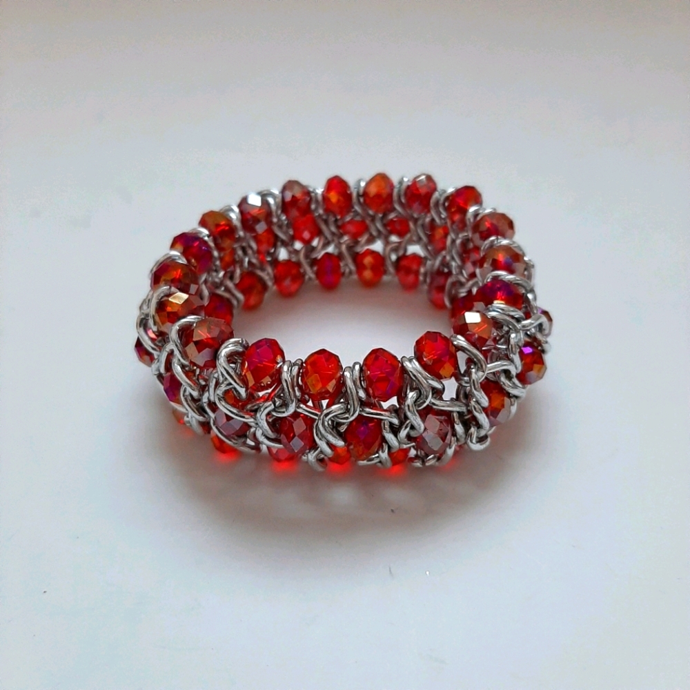 Silver Beaded Bracelet - Picture 3 of 3